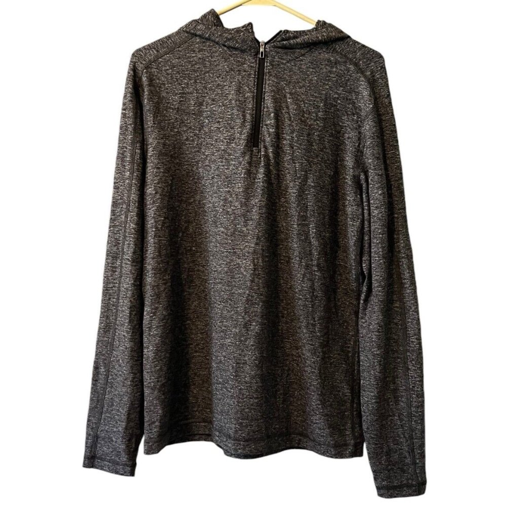 Lululemon Shirt Mens Measured 1/4 Zip Pullover Hooded Casual Gym Athleisure